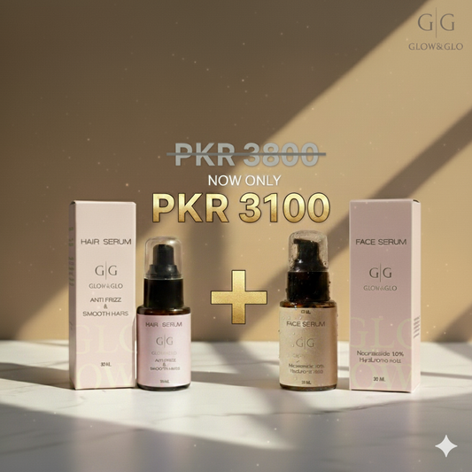 The Glow&Glo Duo (Face Serum & Hair Serum )