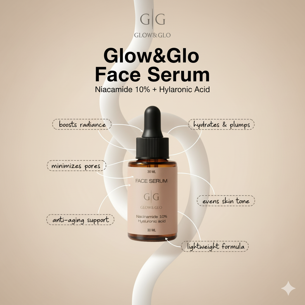 Face Serum with 10% Niacinamide + Hyaluronic Acid