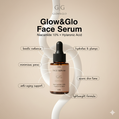 Face Serum with 10% Niacinamide + Hyaluronic Acid