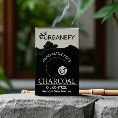 CHARCOAL NATURAL HAND MADE SOAP BY ORGANEFY